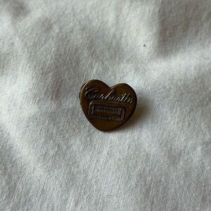 Antique Carhartt Gold Heart Pin